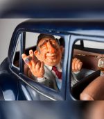 FO85085 FO85086 Il Grande Boss In Limousine Forchino Parastone Padrino