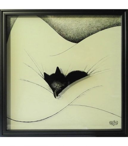 DUB200 Pisolino Quadretto Dubout Gatti Parastone