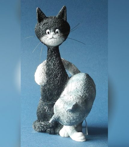 DUB52 Irresistibile Statuetta Dubout Gatti Parastone