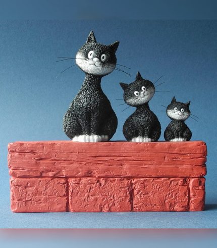 DUB56 Trio Statuetta Dubout Gatti Parastone