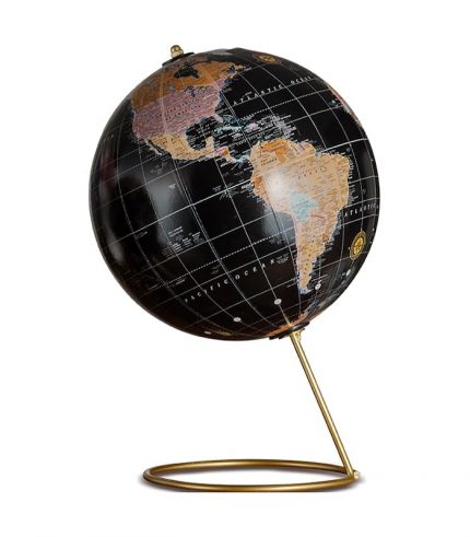 Mappamondo Nero 66863