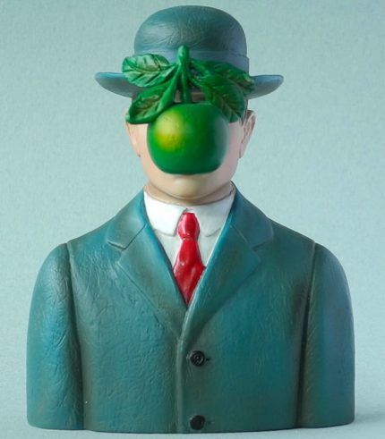 PA17MAG Il figlio dell'Uomo - Magritte Statuetta Pocket Art Arte Museo Parastone