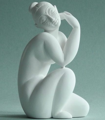 PA19MO Seduta Femminile Nuda - Modigliani Statuetta Pocket Art Arte Museo Parastone