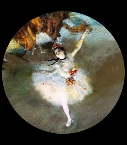 PDEG1 Danza sulla Scena - Degas Fermacarte Arte Museo Parastone