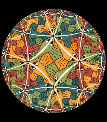 PESC1 Cerchio Limite III - Escher Fermacarte Arte Museo Parastone