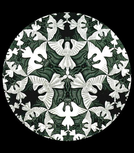 PESC2 Cerchio Limite IV - Escher Fermacarte Arte Museo Parastone