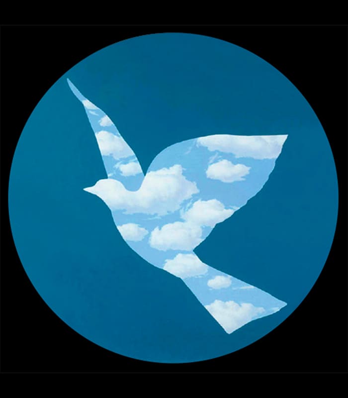 PMAG2 Uccello del Cielo – Magritte Fermacarte Arte Museo Parastone