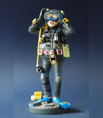 PRO49 Statuetta Scuba Diver Sub Profisti Parastone