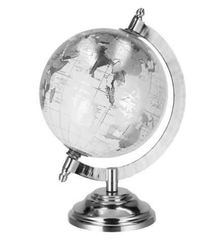 Mappamondo Argento 80612