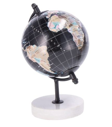 Mappamondo Nero 83556