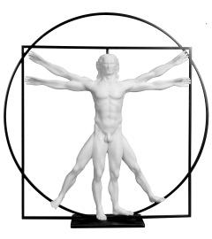 Statuetta Uomo Vitruviano Leonardo da Vinci Parastone